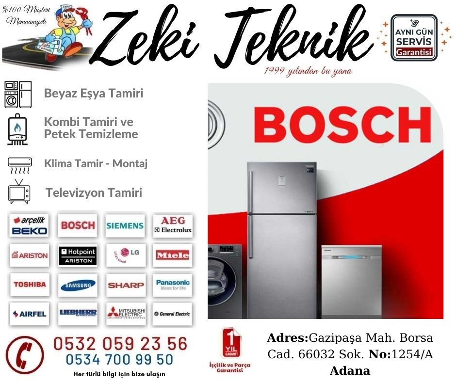 Gazipaşa Bosch Servisi